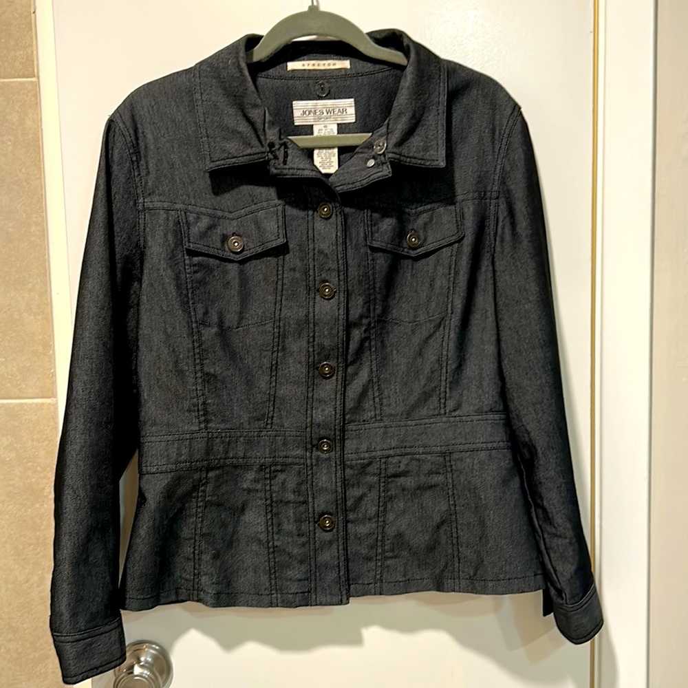 Jones Wear Stretch Women’s Gray Jacket